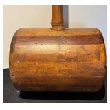 L - Extra Large Vintage Wooden Mallet