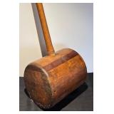 L - Extra Large Vintage Wooden Mallet