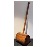 L - Extra Large Vintage Wooden Mallet