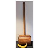 L - Extra Large Vintage Wooden Mallet