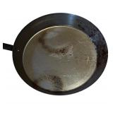 K - Extra Large 46-Inch Vintage Metal Pan with Long Handle