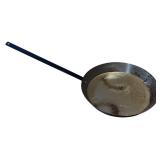 K - Extra Large 46-Inch Vintage Metal Pan with Long Handle