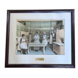 K - Baking Day Vintage Style Print