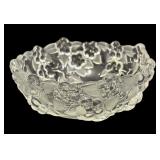 K - Set of 4 Crystal Floral Pattern Bowls