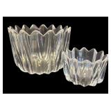 K - Two Elegant Orrefors Crystal Bowls
