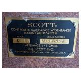 LR - Pair of Vintage Scott S-17V Controlled Impedance Wide-Range Loudspeakers