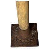 LR - Vintage Treaty Co. Greenville O 48 Inch Tamper Tool with Wooden Handle