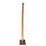 LR - Vintage Treaty Co. Greenville O 48 Inch Tamper Tool with Wooden Handle