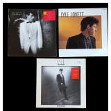 R - Set of 3 Lyle Lovett Vinyl Albums - Pontiac, Large Band, Self-Titled