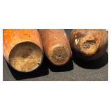 LR - Set of 3 Vintage Wooden Pins