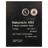 LR - Nakamichi 480 Two Head Cassette Deck