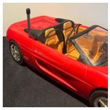 LR - Vintage Ferrari Barbie Convertible Car