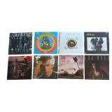 R - Set of 8 Assorted Record Albums Lou Reed, The Roches, Leon Redbone, Rubber Rodeo & More