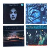 R - Collection of 8 Vinyl Record Albums - Billy Joel, Jackson Browne, Paul Winter, China Crisis and More