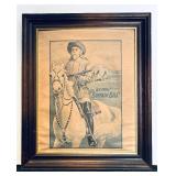 K - Vintage Buffalo Bill Col. W.F. Cody Framed Print