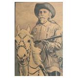 K - Vintage Buffalo Bill Col. W.F. Cody Framed Print