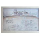LR - "A Villa For A Painter" Framed Architectural Print by A.K. Arai