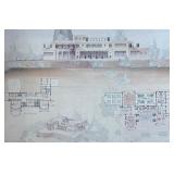 LR - "A Villa For A Painter" Framed Architectural Print by A.K. Arai