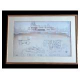 LR - "A Villa For A Painter" Framed Architectural Print by A.K. Arai