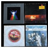 R - Lot of 8 Classic Rock LP Records Van Morrison, Nighthawks, Moody Blues, New Riders and More