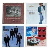 R - Collection of 8 Vinyl Record Albums - Dwight Yoakam, Jerry Garcia, The Pretenders, Jerry Jeff Walker and More
