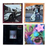 R - Collection of 8 Vintage Vinyl Record Albums including the Marshall Tucker Band, Joan Baez, Hoyt Axton and More