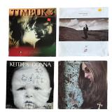 R - Collection of 8 Vinyl Record Albums Carly Simon, Judee Sill, Robbie Robertson & More