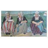 LR - "Chatting Hour" Framed Print by Karl Verbruggen