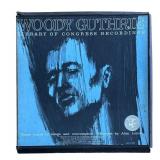 R - Set of 3 Woody Guthrie Vinyl Record Albums