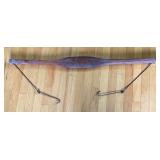 Lot of 3 Vintage Wooden Tools Including Bucksaw, Mallet and Yoke