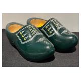 LR - Set of 2 Pairs Vintage Wooden Dutch Clogs
