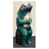 LR - Set of 4 Vintage Hand-Painted Folk Art Animal Figurines