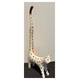 LR - Set of 4 Vintage Hand-Painted Folk Art Animal Figurines