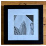 K - Black and White Print of Chrysler Building