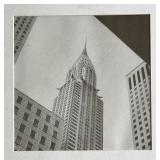 K - Black and White Print of Chrysler Building