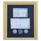 K - Colonial Currency Notes and Coins