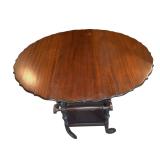 U - Vintage Wooden Drop Leaf Tea Cart