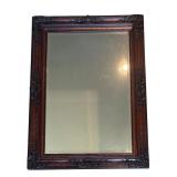 U - Vintage Ornate Wood Framed Mirror