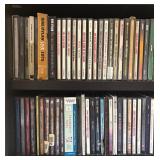 U - Large Music CD Collection with Shelf