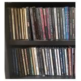 U - Large Music CD Collection with Shelf