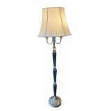 U - Vintage Floor Lamp with Gold Accents