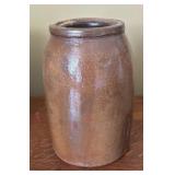 U - Set of 4 Vintage Stoneware Crocks and Jug Assortment