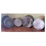 U - Set of 4 Vintage Stoneware Crocks and Jug Assortment