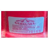 U - Carousel Junior Vintage Red Gumball Machine