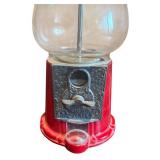U - Carousel Junior Vintage Red Gumball Machine