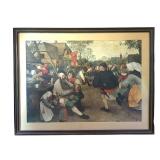 U - Large Framed Pieter Bruegel the Elder Print