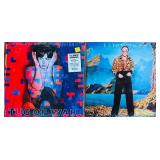 LR - Collection of 9 Classic Rock Vinyl LP Records Including Rolling Stones, Billy Joel, Ramones, and More