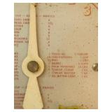 K - Vintage Kitchen Scale and Hand Egg Beater Set