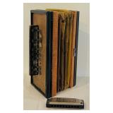 K - Vintage 9-Inch Accordion and Hohner Blues Band Harmonica Set