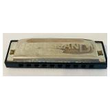 K - Vintage 9-Inch Accordion and Hohner Blues Band Harmonica Set